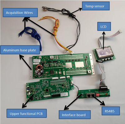 15S 16S 100A BMS 48V Smart BMS aluminium plaat voor Lithiumbatterij 5kwh met LCD-scherm met RS485 voor telecom