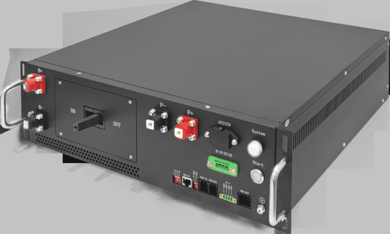 Batterij energieopslagoplossing Master Slave LFP/NMC/LTO BMS 136S 435.2V 125A BMS 3U voor ESS UPS