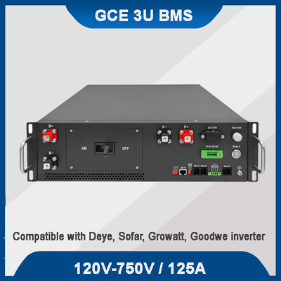 GCE BMS 160S 512V batterijbeheersysteem Werk met Deye Sofar Inverter 125A Met 16S BMU Voor energieopslag systeem
