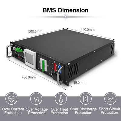 120S384V 50A Batterijbeheersysteem Hoogspanning BMS Voor Lithium Lifepo4 Battery Growatt ATESS Sofar Goodwe Inverter