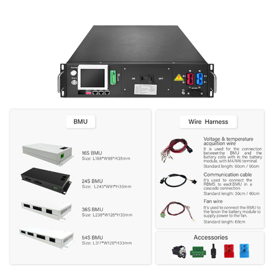 GCE 512V 160S 100A Lithium BMS Real-time monitoring Verlengde levensduur van de batterij
