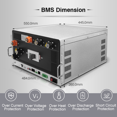 Hoogspanning BMS 160S512V 400A Batterij Energieopslagoplossing Lifepo4 BMS Voor UPS Lithiumbatterij ESS Lifepo4 Batterij