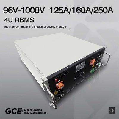 160S zonnebatterij systeem, 512V 250A High Voltage Master Slave BMS