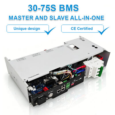 RBMS09 60S 100A Integrated High-Voltage BMS for 15S LiFePO4 Battery Packs – 120-370V Operating Range, CAN/RS485/TCP/IP, Passive Balancing, CE Certified, 2U Rack Mount