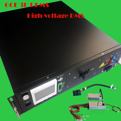 384V 125A Bms Hoogspanning Met 3U Box 3,5 inch Display Rs485 CAN Communicatie